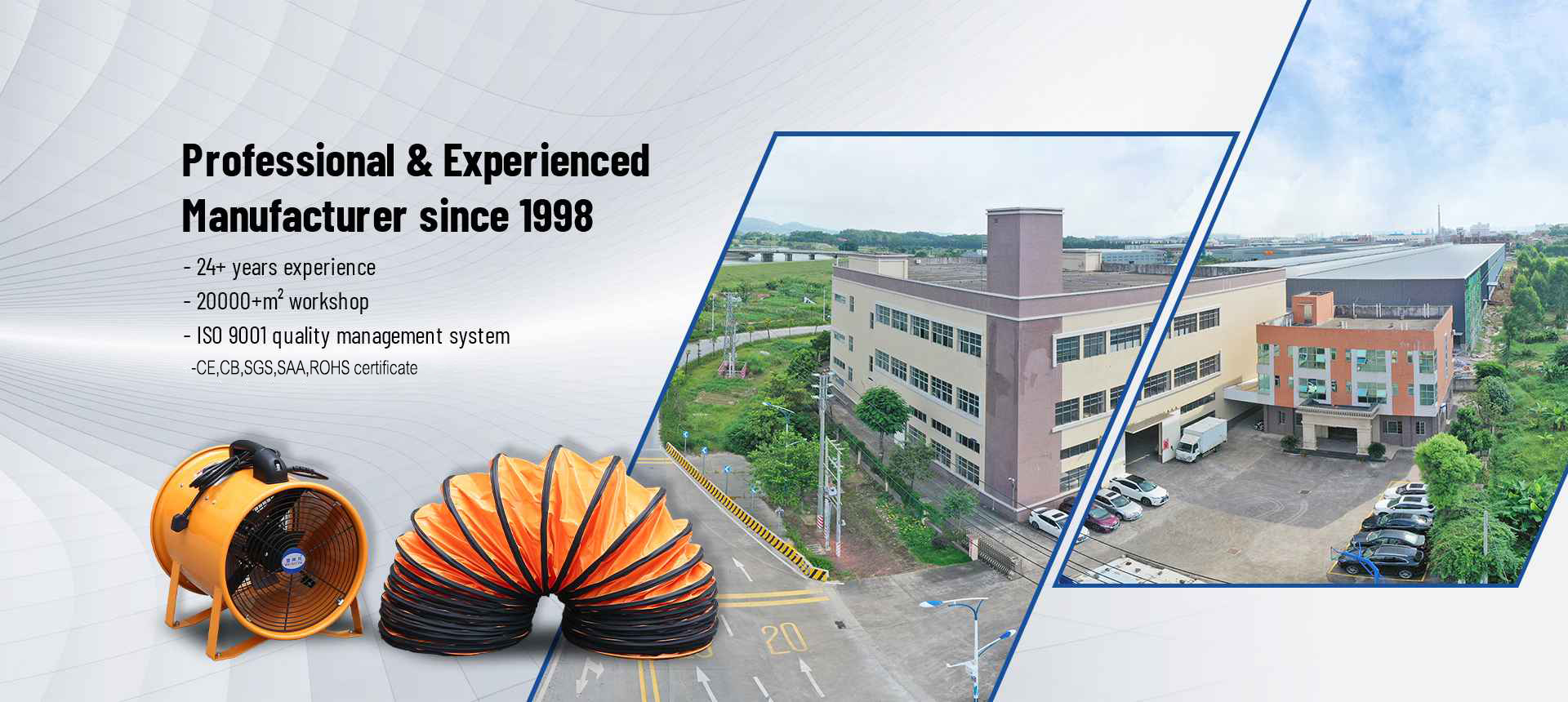Dfv Fans Portable blower & Flexible duct Supplier since 1998 - DFV